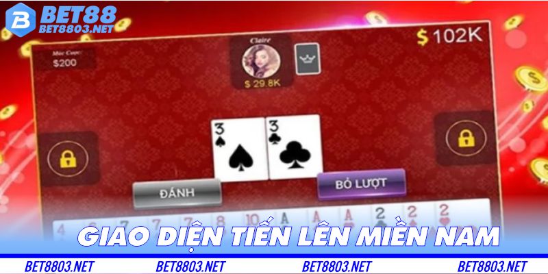 Giao diện Tiến Lên Miền Nam Uy88